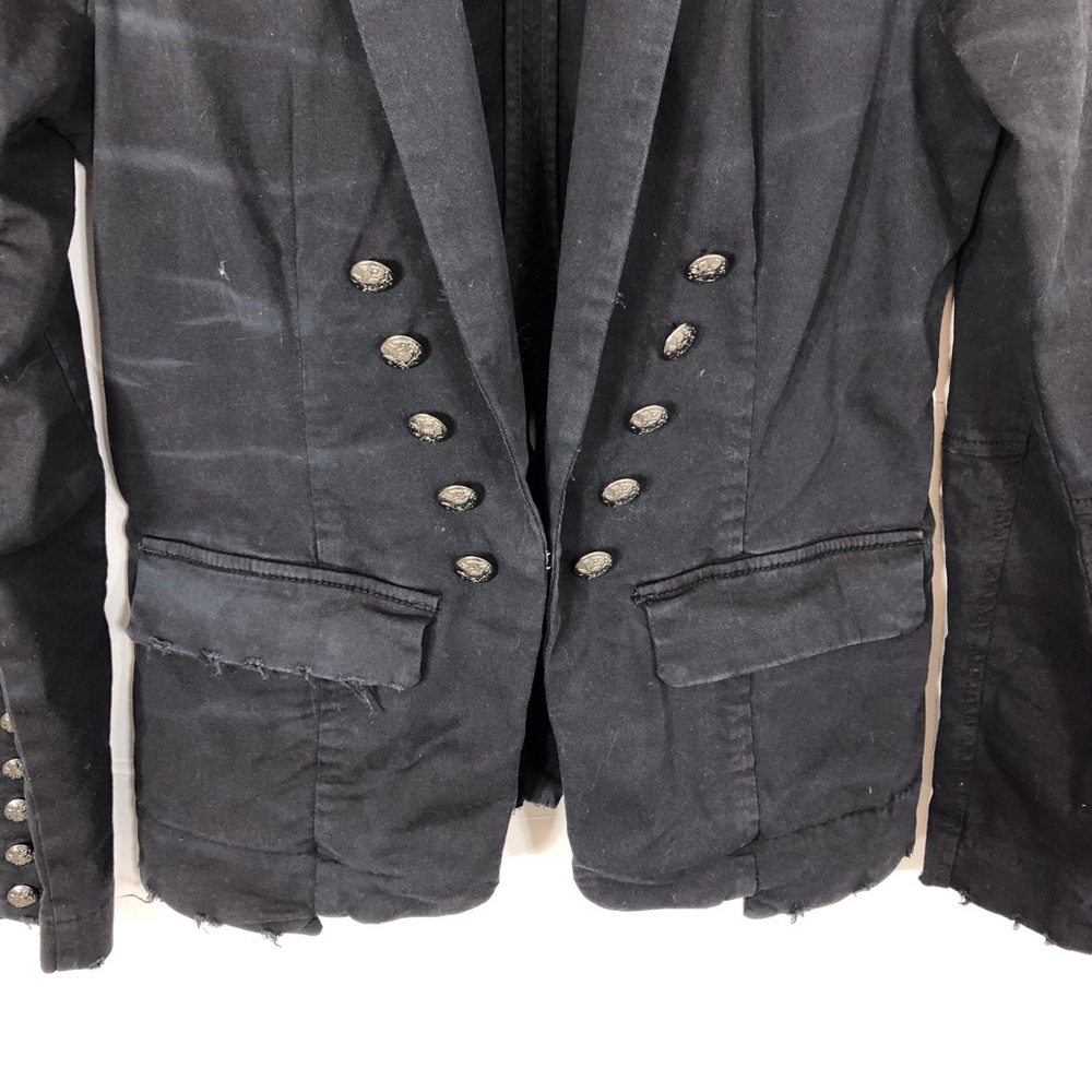 🌟SOLD Free People black military jacket medium - Picture 2 of 8